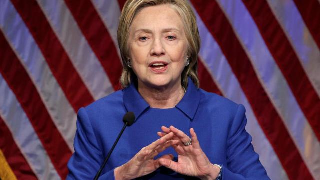 Hillary Clinton, en su primer discurso tras la derrota.