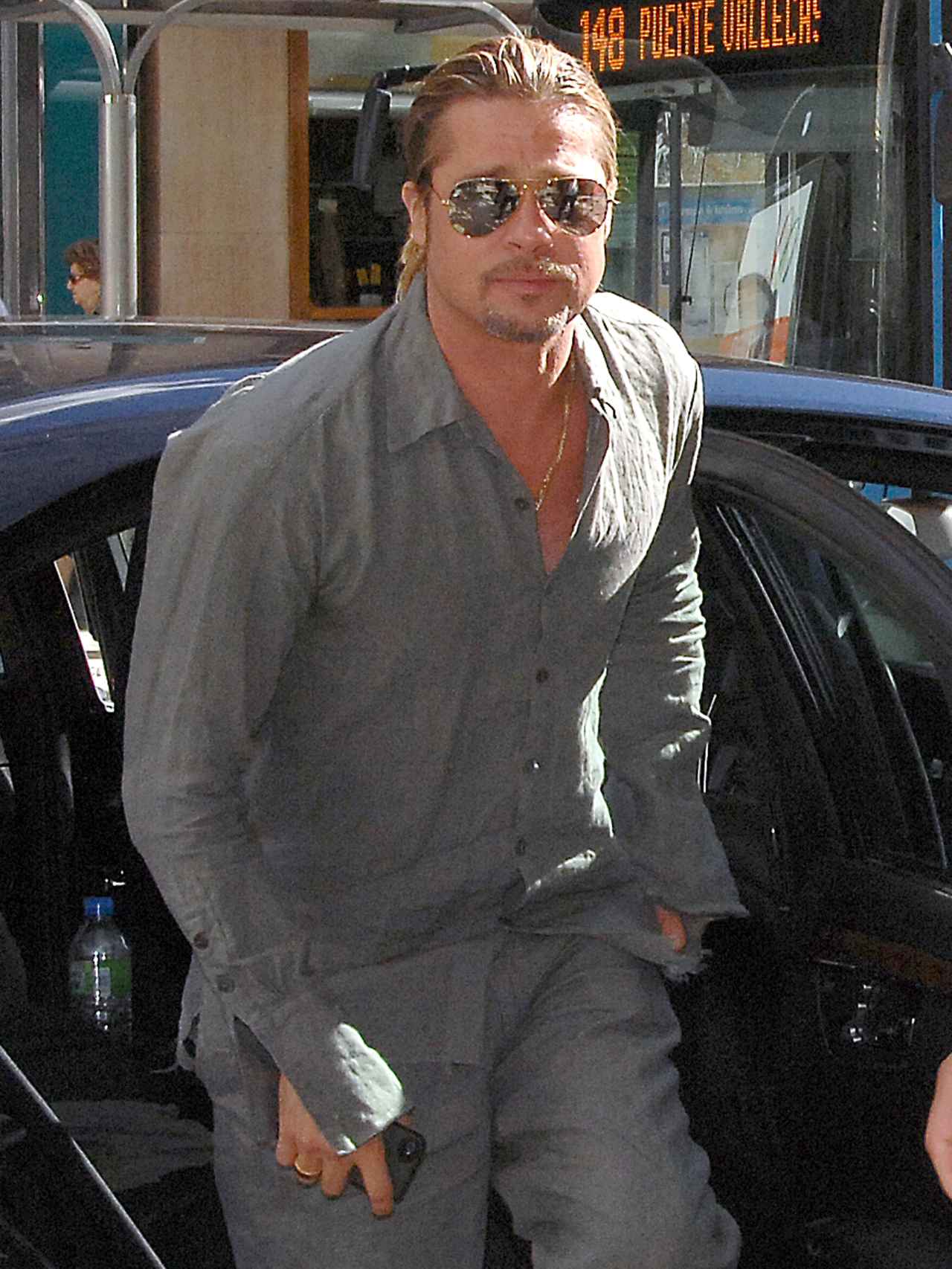 Brad Pitt en su última visita en Madrid