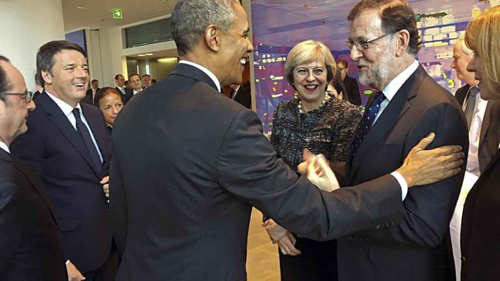 Rajoy y Obama han coincidido este viernes en Berlín