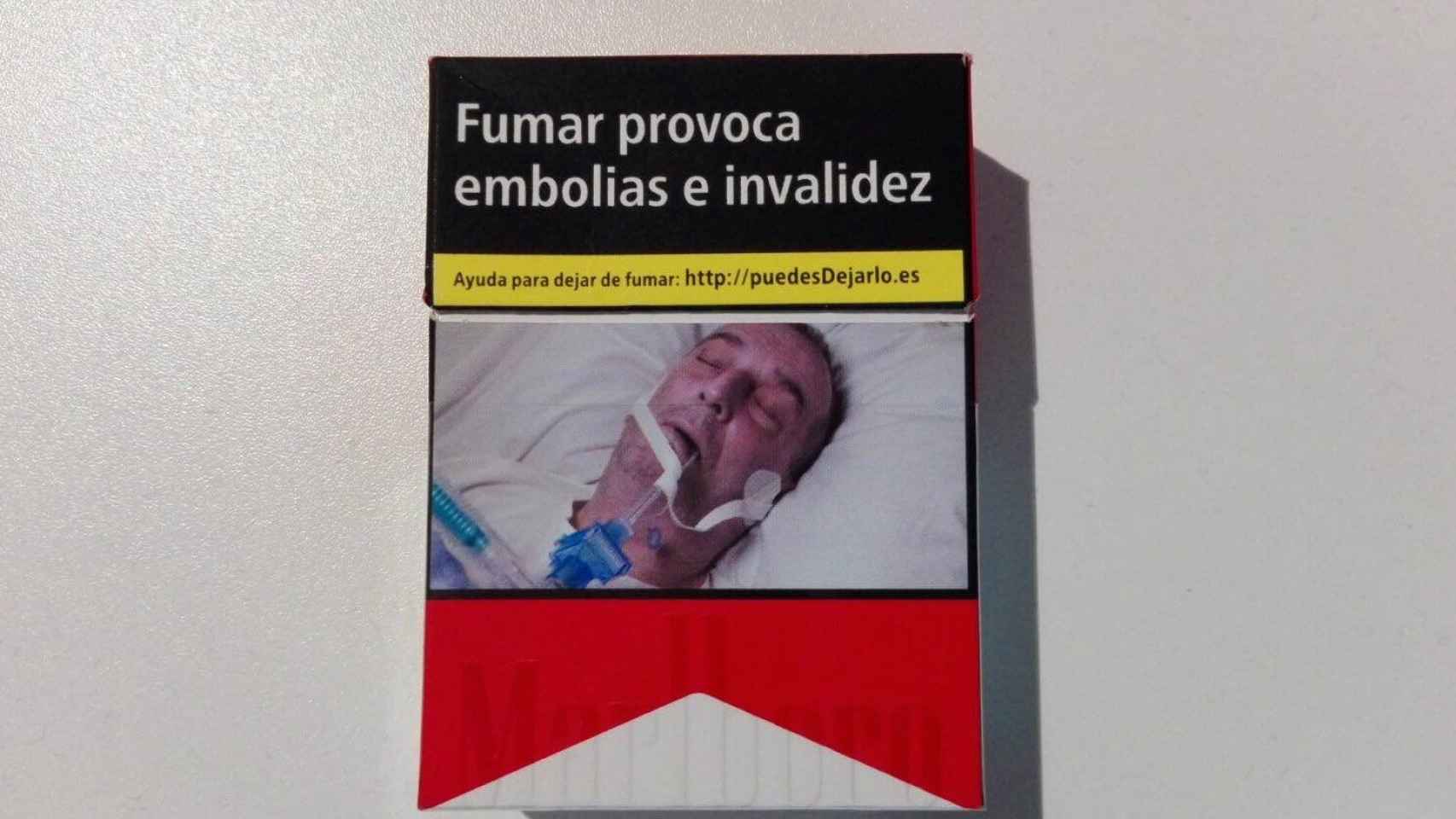 Unvecino de Boiro denuncia que él es la persona que sale en las advertencias de los paquetes de tabaco