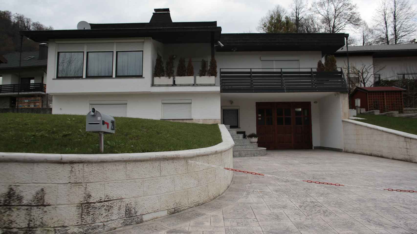 La casa en la que vivió Melania antes de mudarse a la capital de Eslovenia.