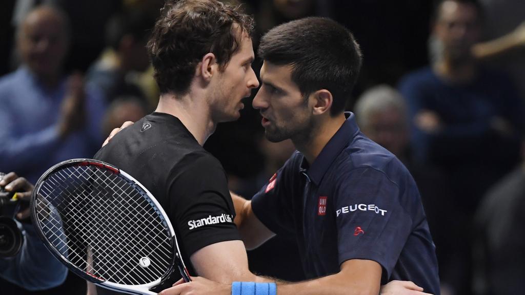 Djokovic saluda a Murray.