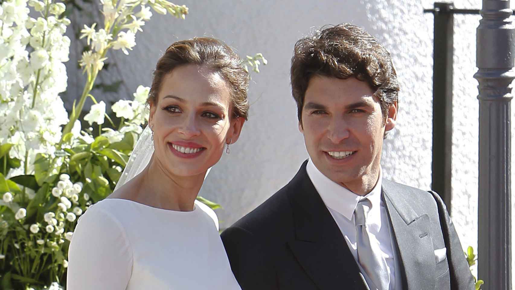 Eva González y Cayetano Rivera el día de su boda, el 6 de noviembre del año pasado.
