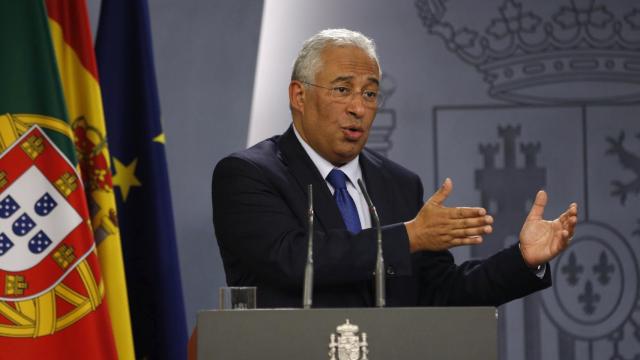 António Costa tras su reunión con Rajoy el 14 de noviembre.