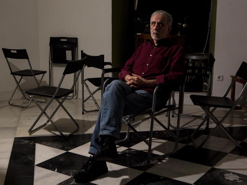 Fernando Trueba en la librería La buena vida.