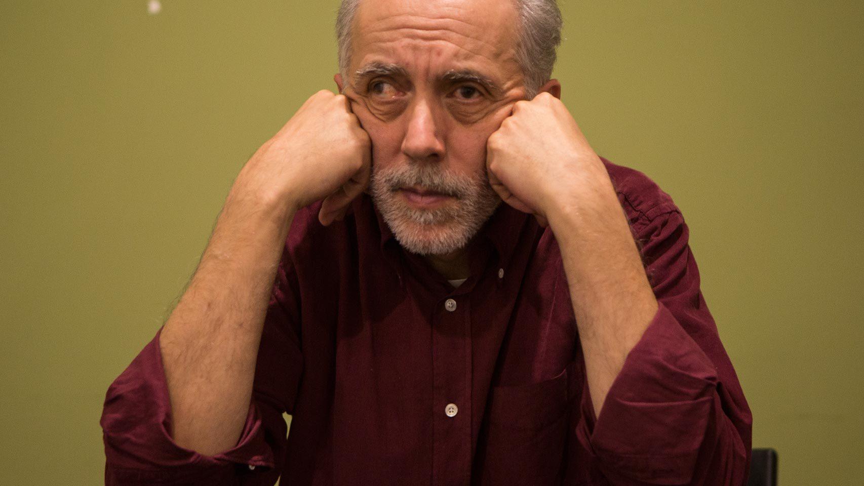 Fernando Trueba en la librería La buena vida.