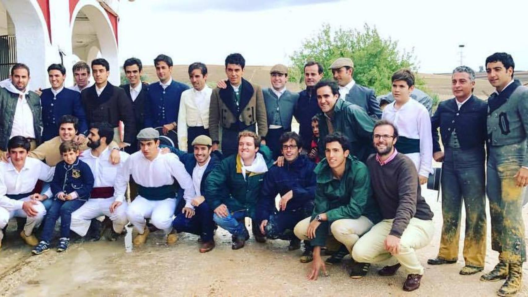 Foto de familia en La Carlota.