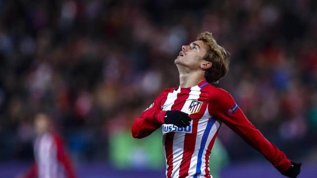 Griezmann, apenado tras fallar una ocasión.