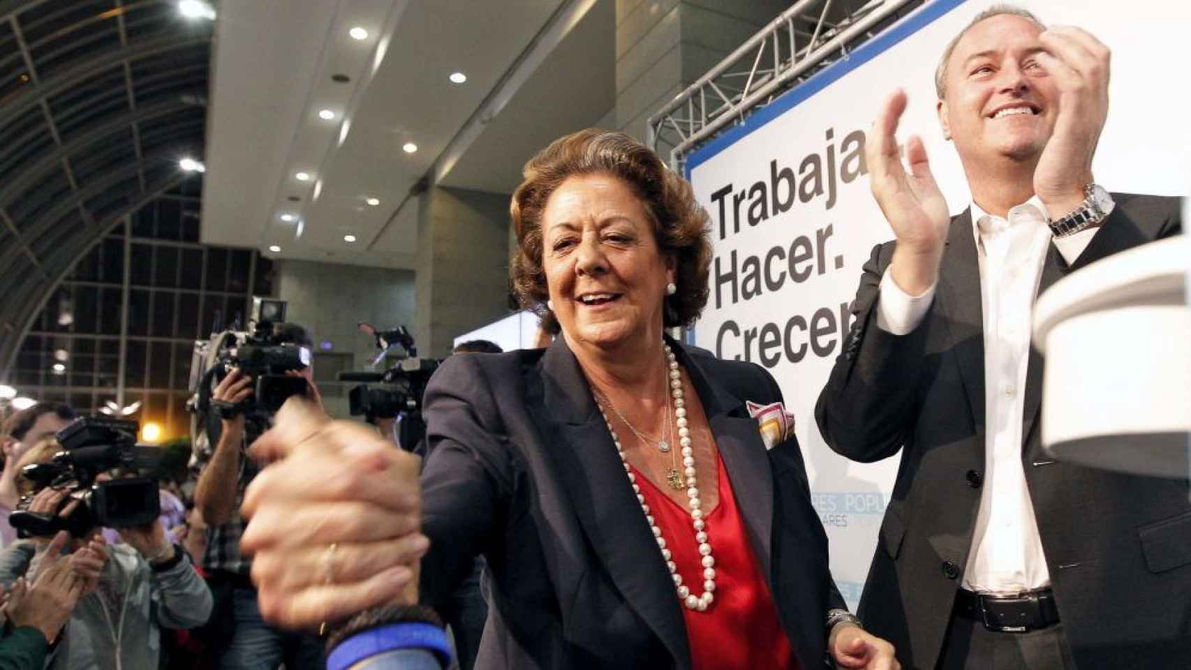 Rita Barberá y Alberto Fabra, en una imagen de archivo.