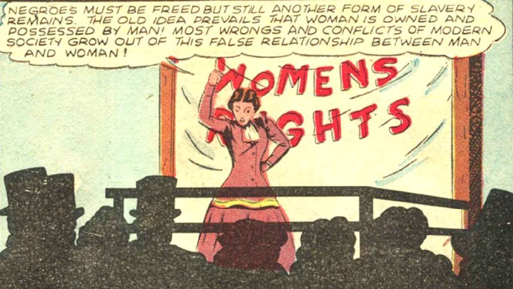 Wonder Women dedicado a la sugragista Susan B. Anthony.