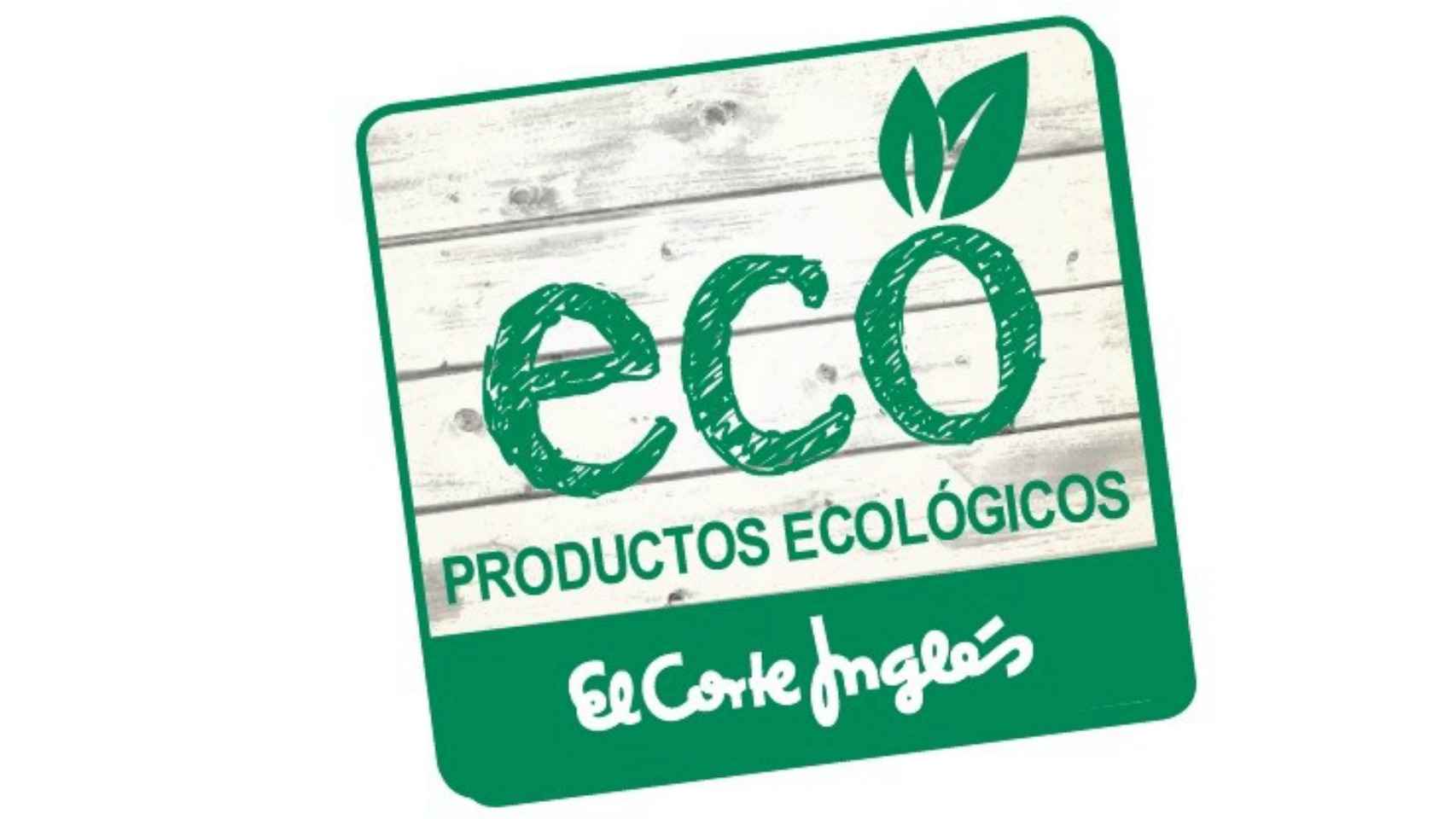 Etiqueta distintiva de alimentos ecológicos en las tiendas de El Corte Inglés