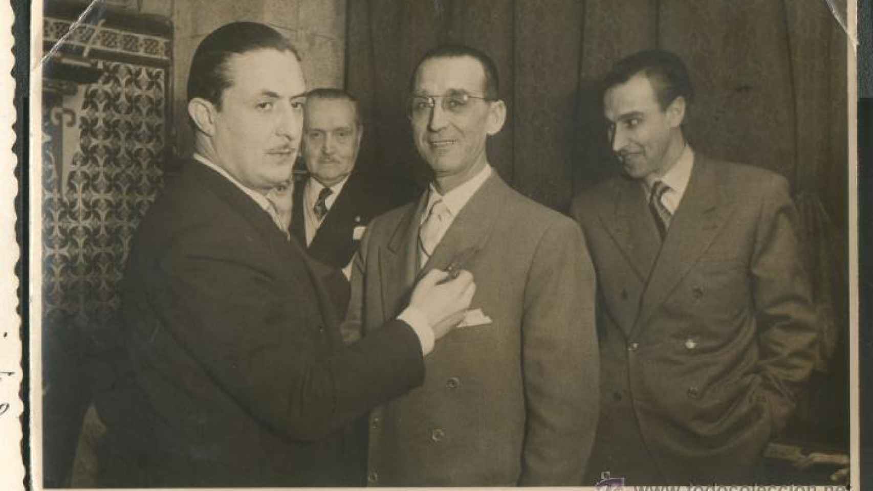 A la izquierda, José Barberá, el padre de Rita.