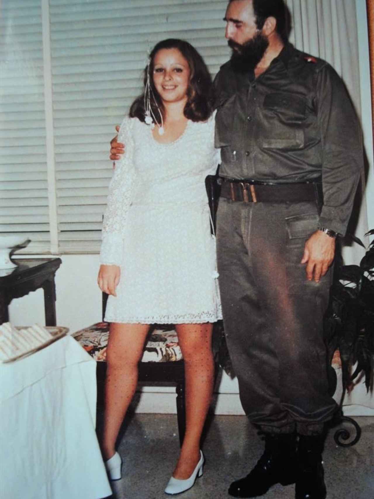 Castro con su hija Alina