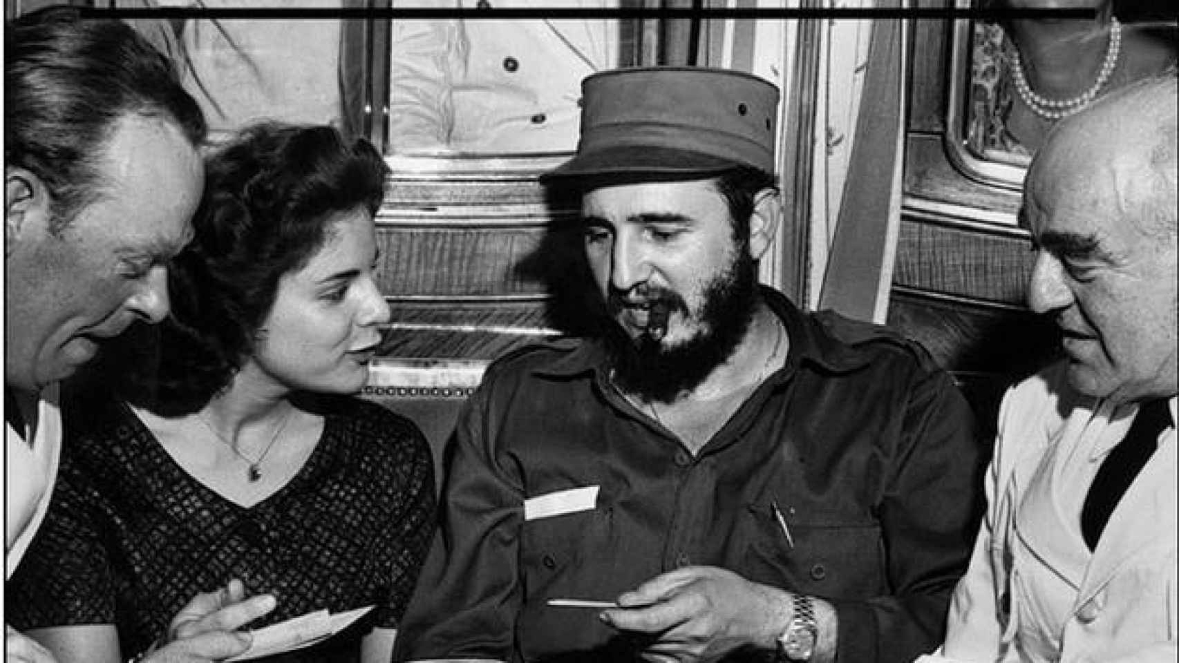 La espía Marita Lorenz con Fidel en la Habana en 1959