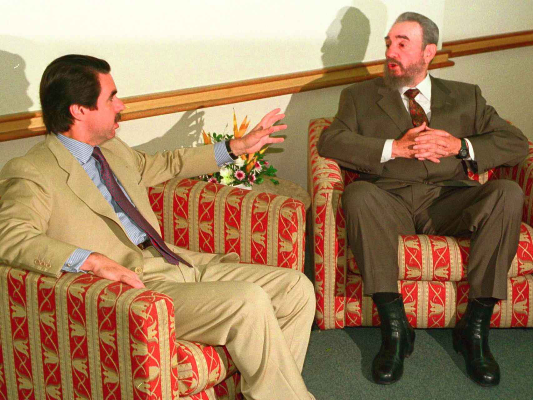 Aznar y Castro durante un encuentro en Río de Janeiro en 1999.