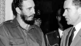 Fidel Castro, junto a Richard Nixon tras el éxito de la revolución cubana 1959.
