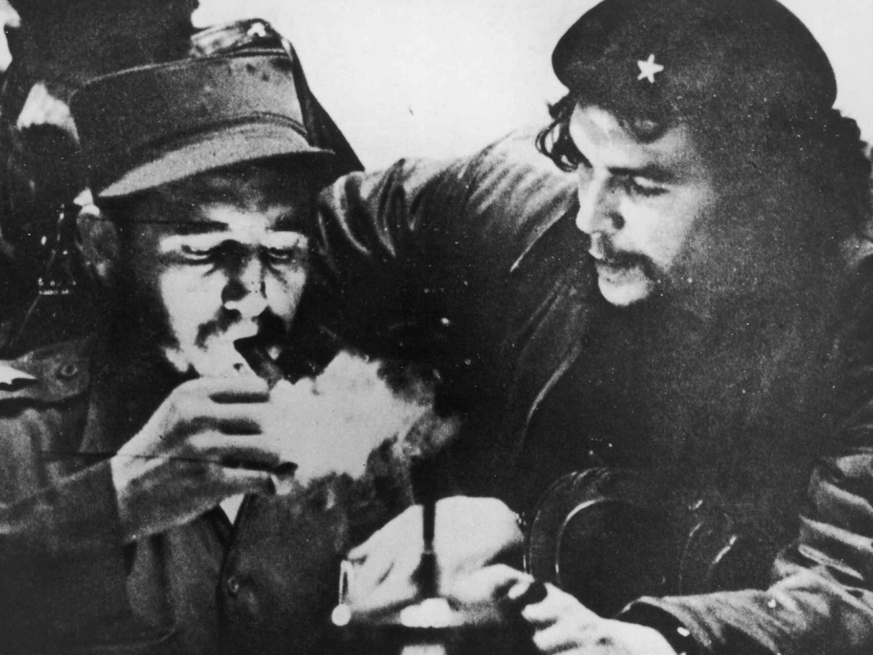 Castro y El Ché Guevara.