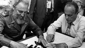 Fidel y Fraga en 1992.