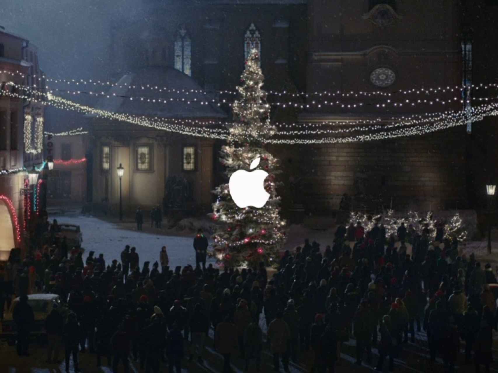 Fotógrama del anuncio de Apple.