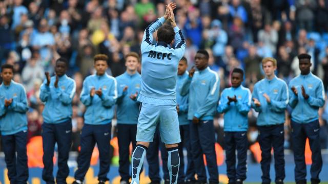 Adiós de Frank Lampard al Manchester City.