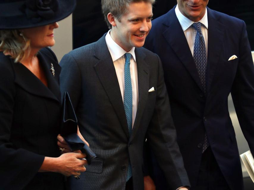 Hugh Grosvenor, en el funeral de su padre, el VI duque de Westminster