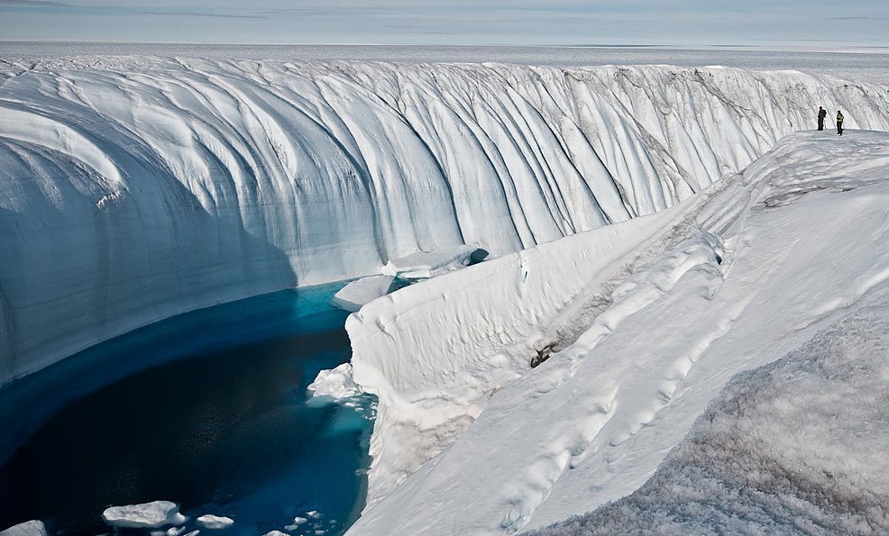 gran capa de hielo de la antartida