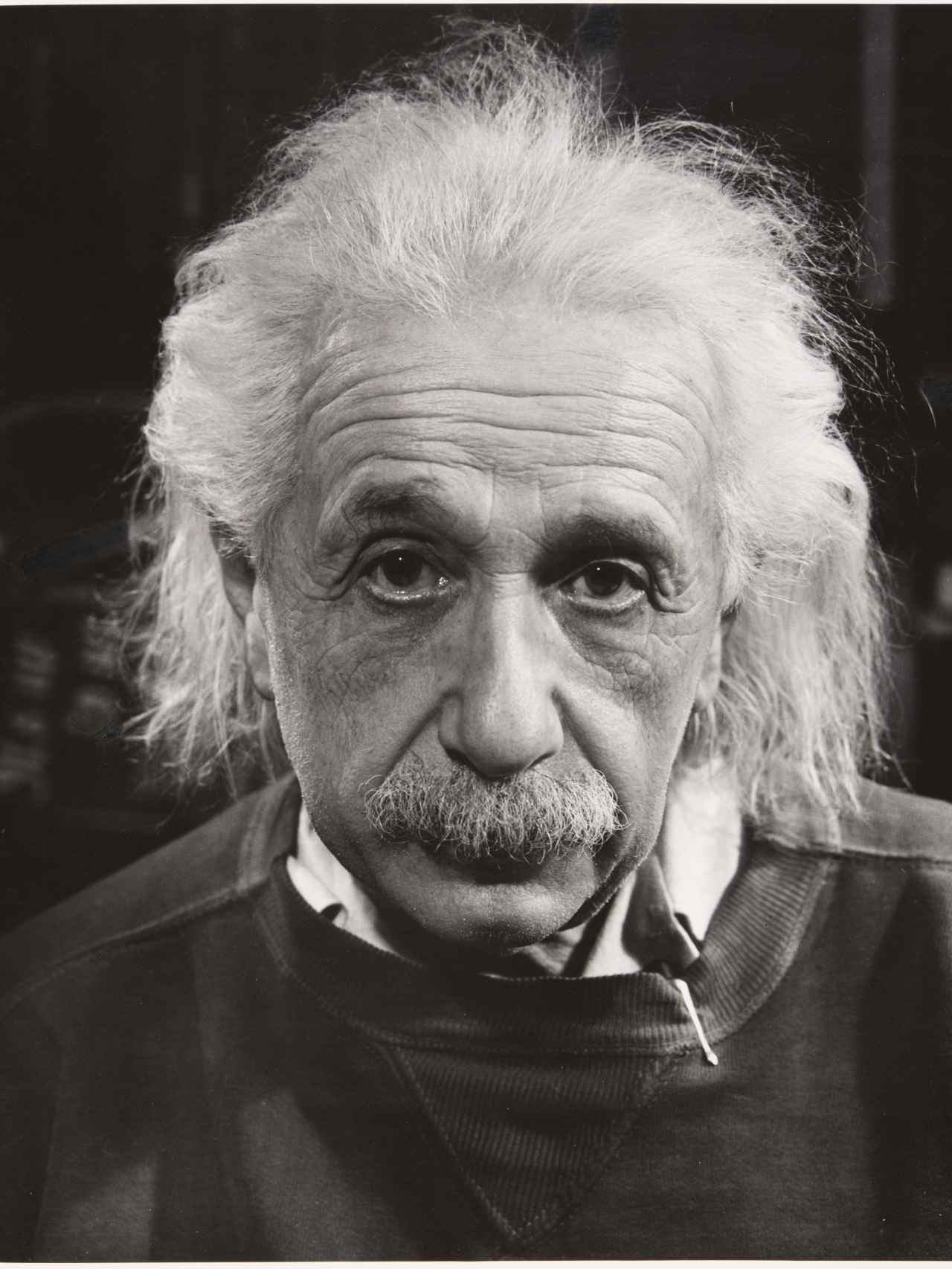 Einstein, por Philippe Halsman.