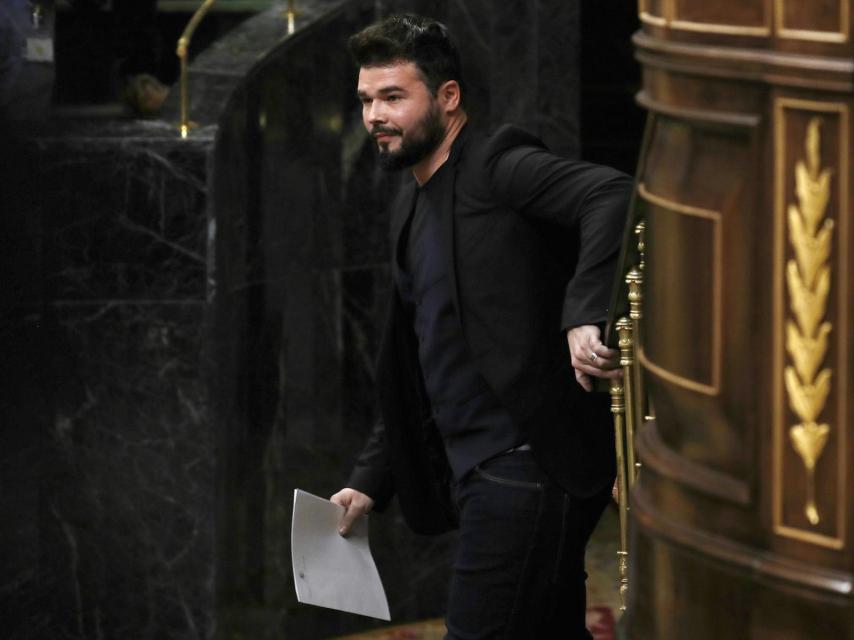 Gabriel Rufián en el Congreso de los Diputados