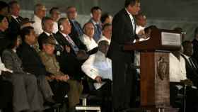 Correa, durante su intervención en el homenaje a Castro en La Habana.