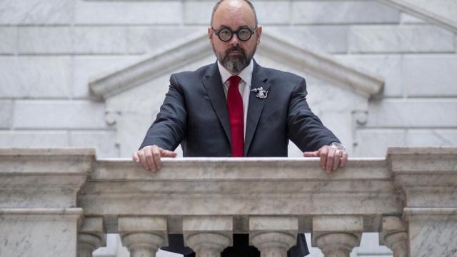 Carlos Ruiz Zafón, en una entrevista con EL ESPAÑOL.