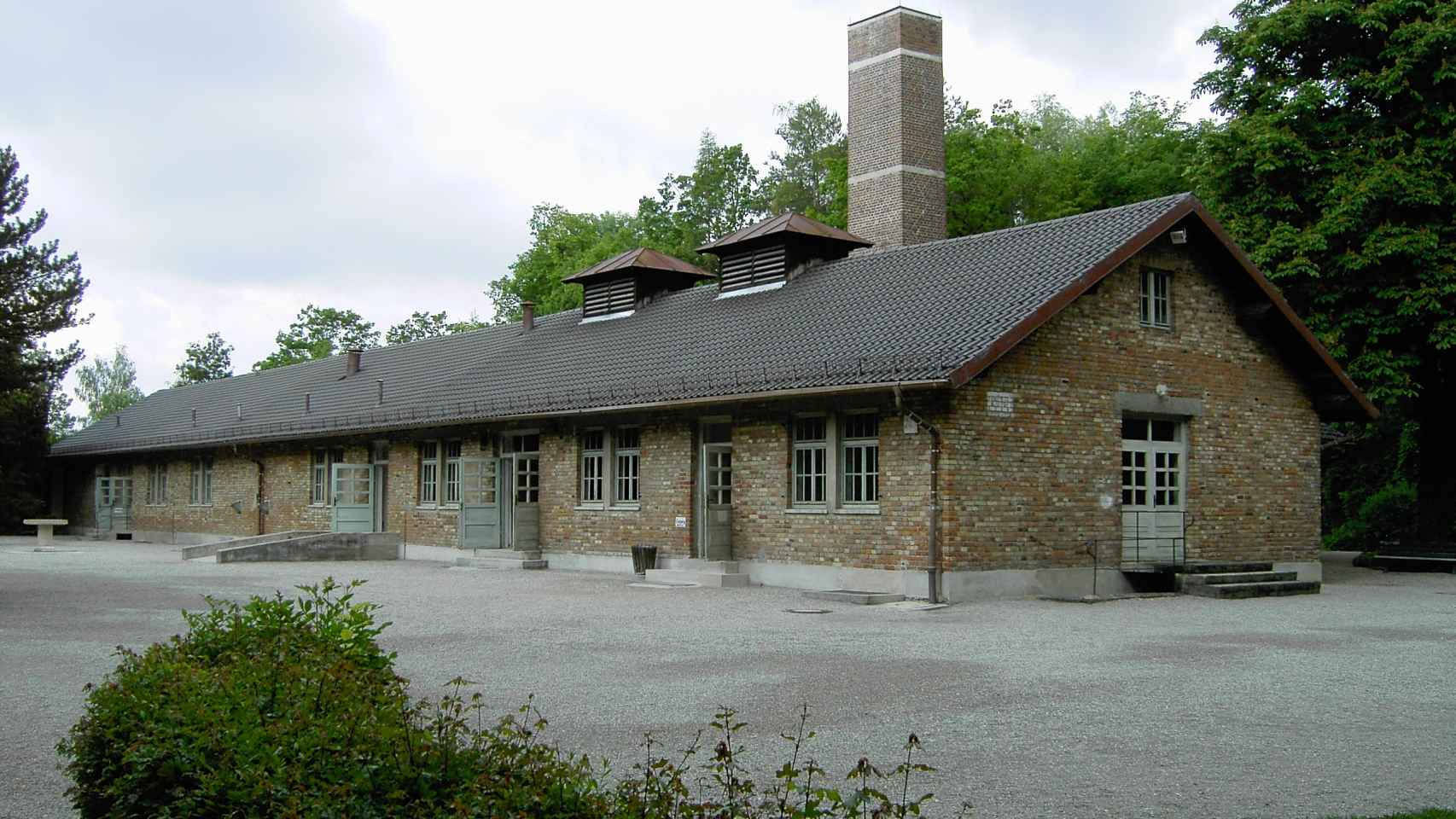 Crematorio del campo de Dachau.