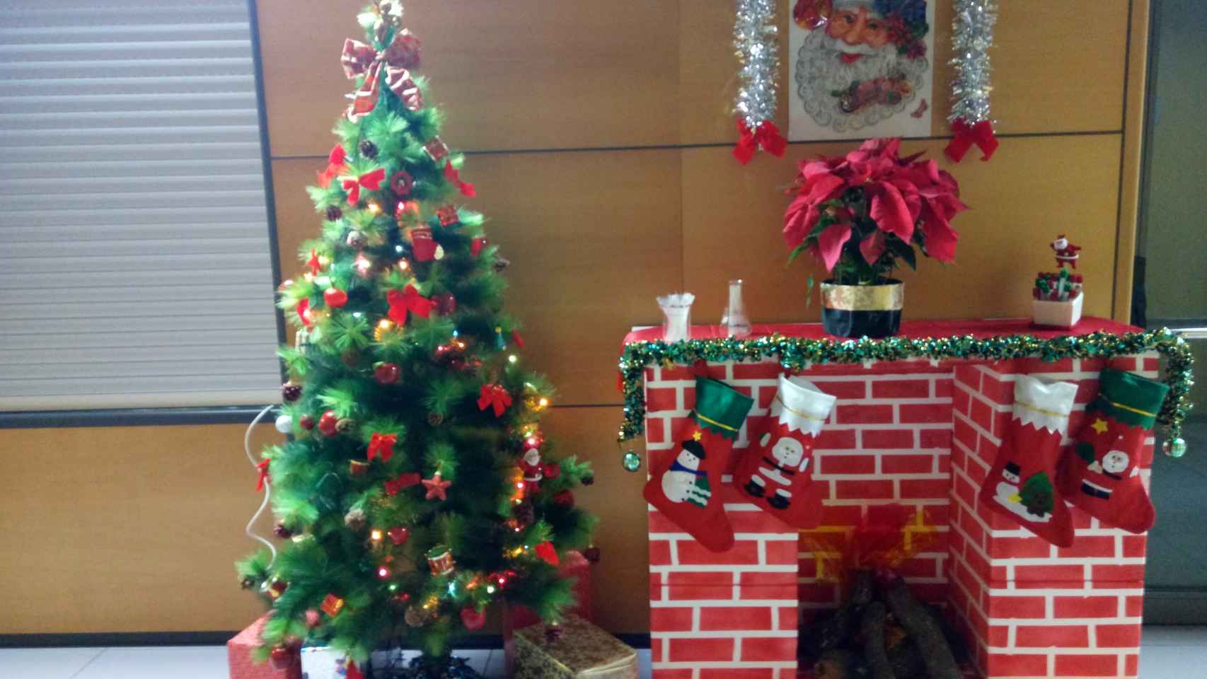 Navidad en el Hospital Universitario Santa Cristina./ Cedida