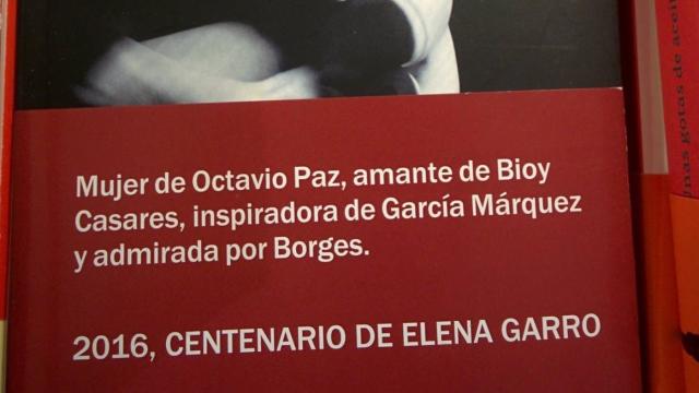 La faja que envolvía hasta ahora el libro 'Reencuentro de personajes' de Elena Garro.