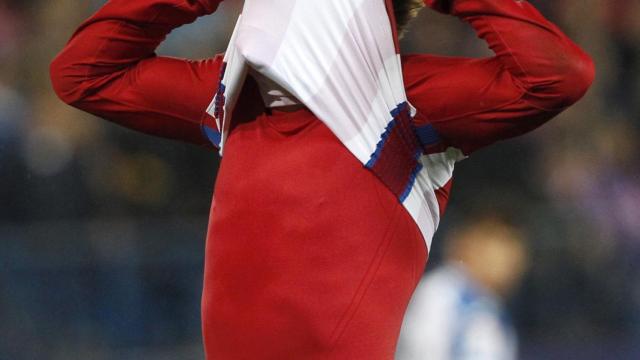 Griezmann tras el partido contra el Espanyol.