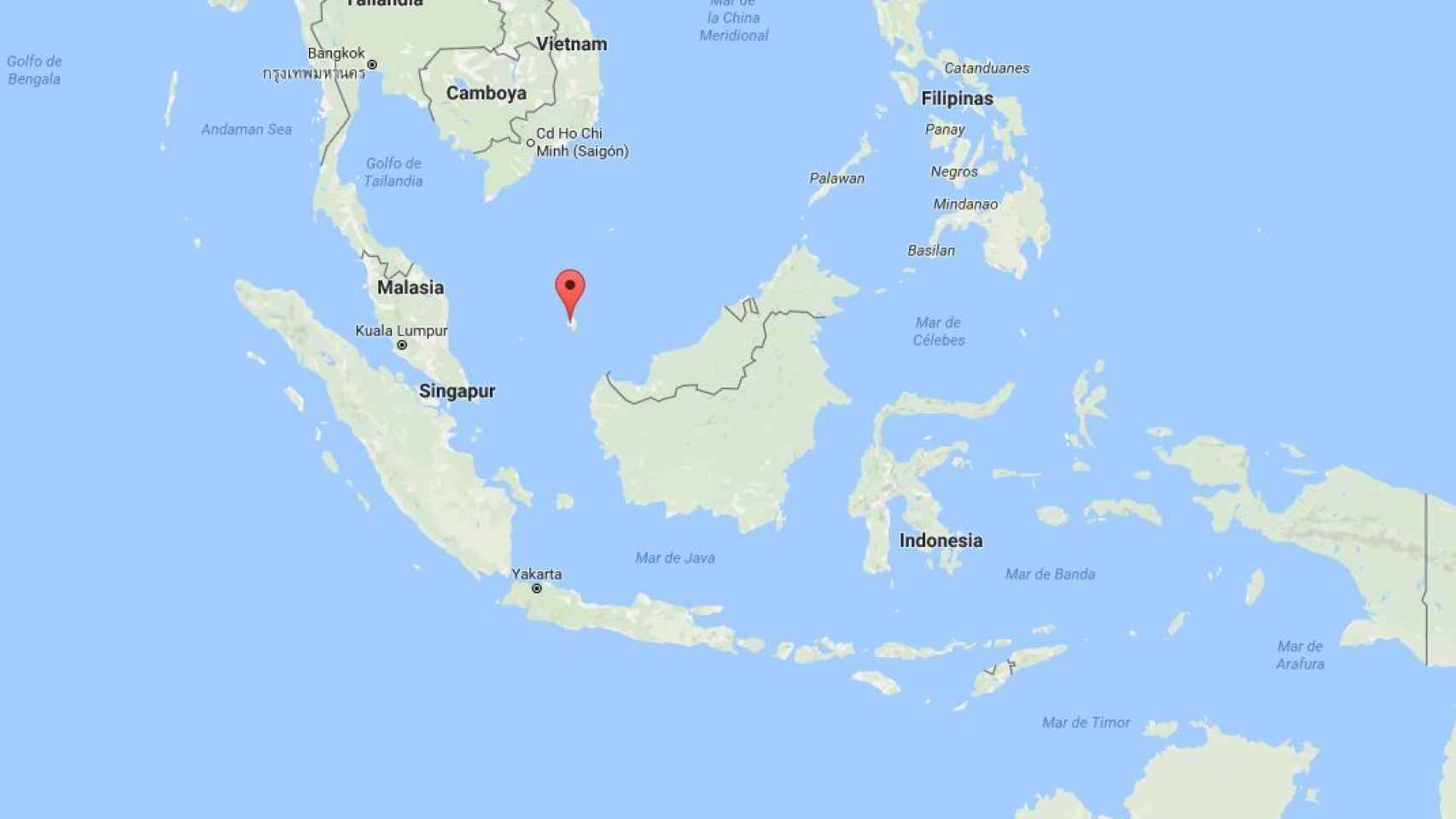 La aeronave se habría estrellado en el mar, cerca de las islas Riau (norte indonesio).