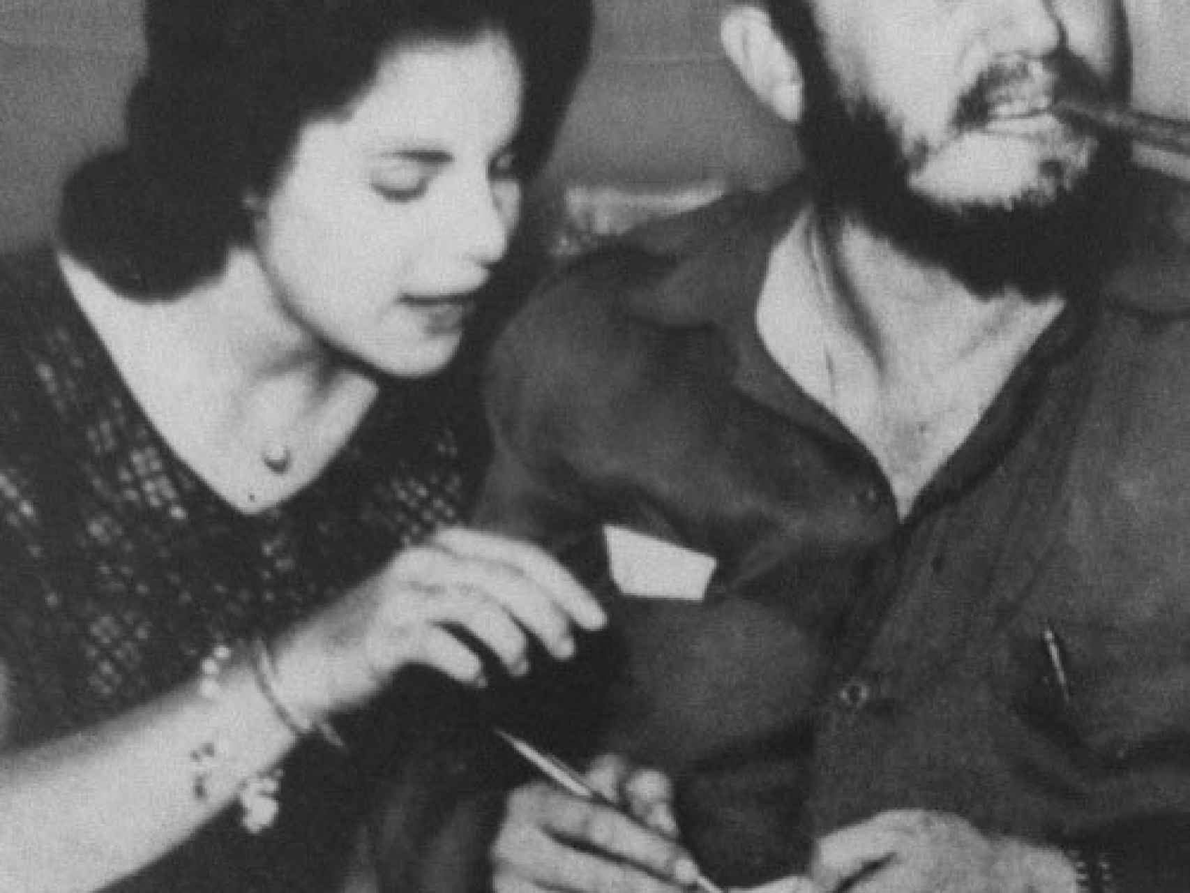 Marita Lorenz y Fidel en La Habana