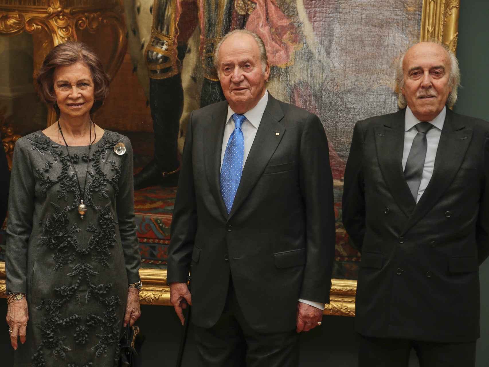 Doña Sofía y Don Juan Carlos han estado más distantes que en anteriores encuentros