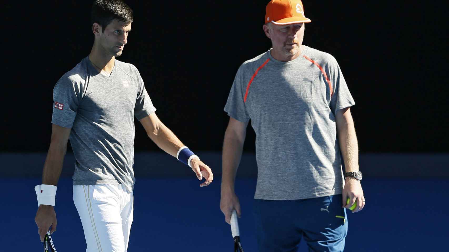 Djokovic y Boris Becker