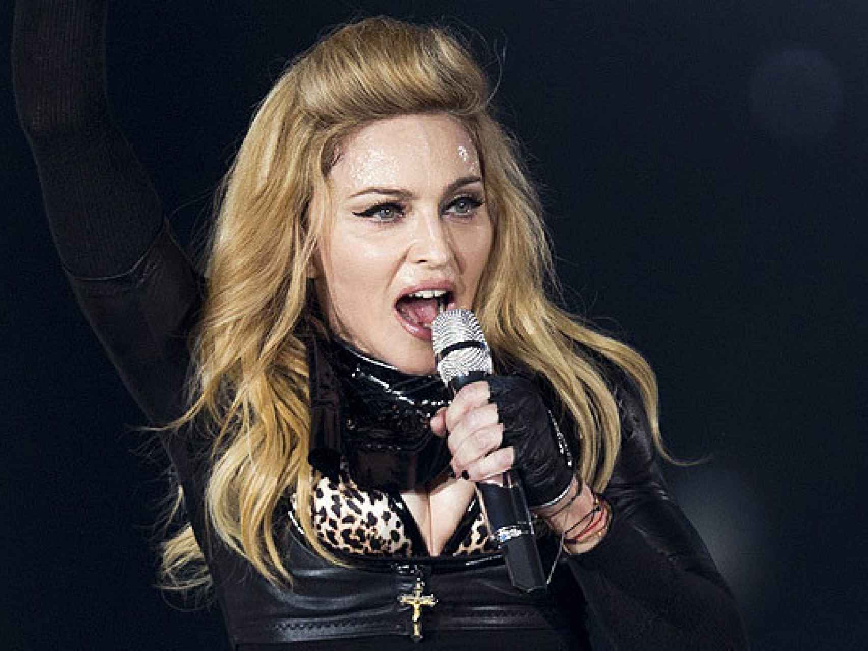 La actriz y cantante Madonna arremete contra Trump.