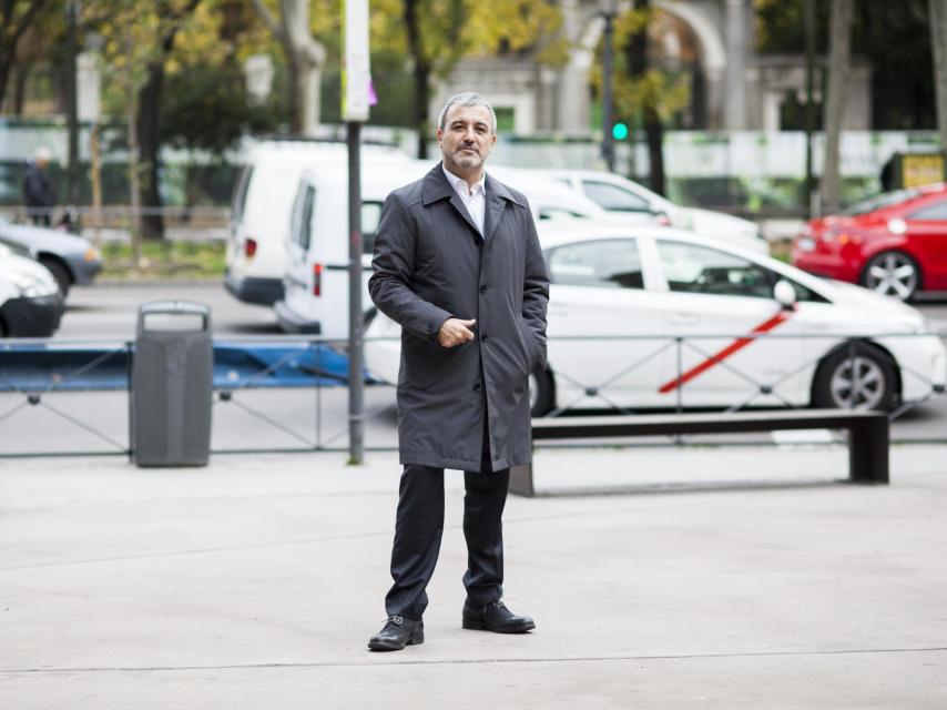 El teniente de alcalde de Barcelona, en el Paseo del Prado de Madrid.