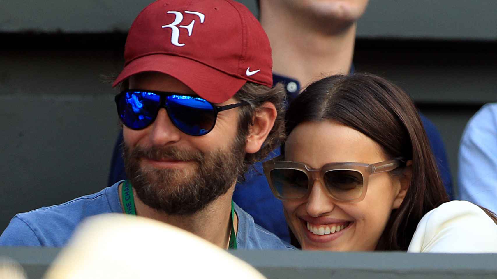 Bradley Cooper e Irina Shayk acudieron juntos al torneo de tenis de Winbledom de este año.