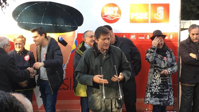 Fernández, durante su discurso.