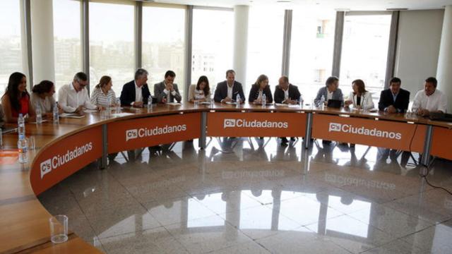 Reunión de la Ejecutiva de Ciudadanos.