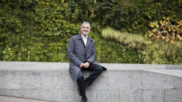 Jaume Collboni, portavoz del PSC en el Ayuntamiento de Barcelona, en una visita a Madrid.