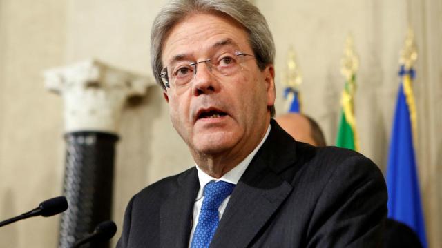 Paolo Gentiloni, tras recibir el encargo de intentar formar gobierno.