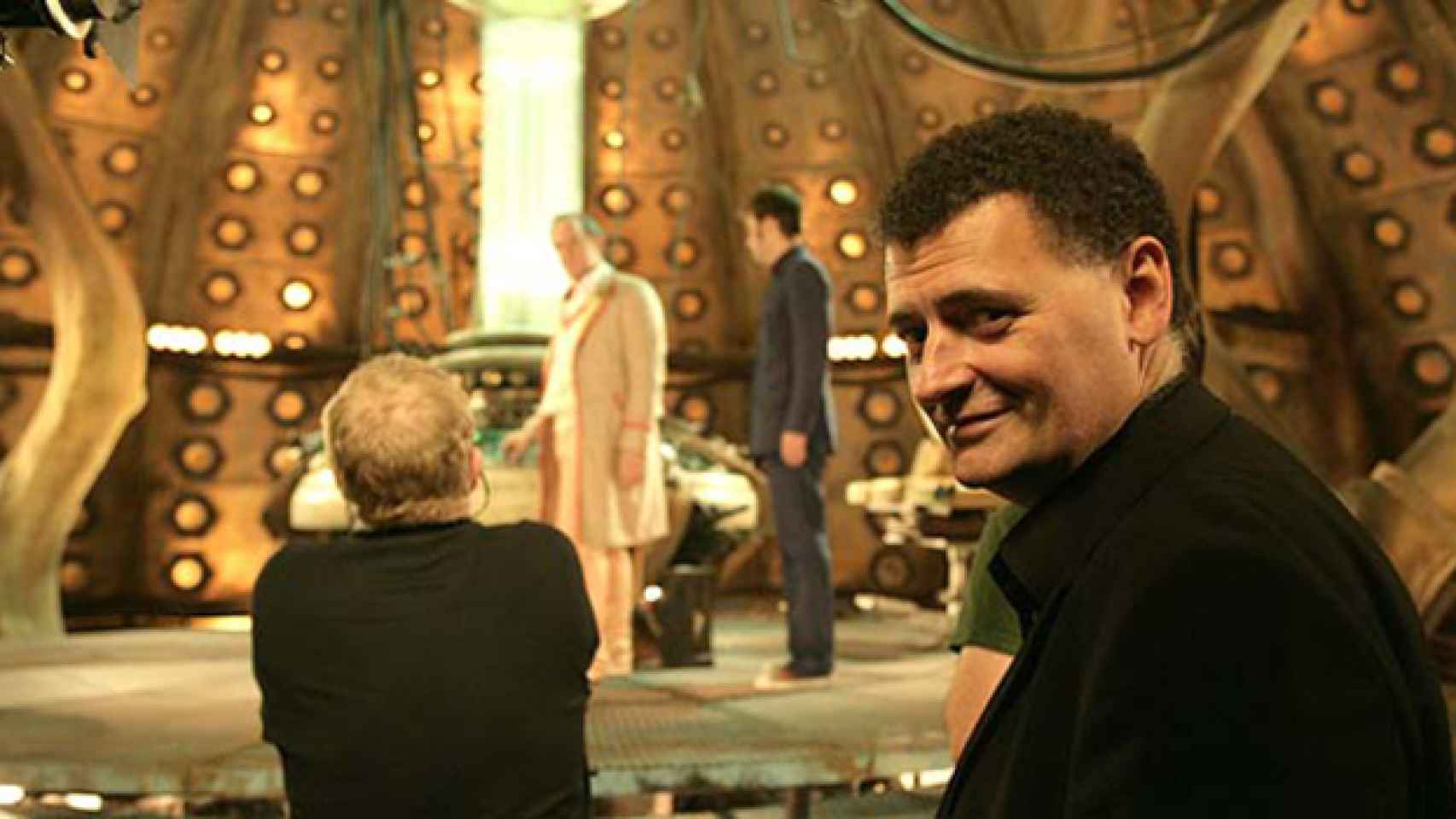 El director del especial navidad de Doctor Who, Steven Moffat.
