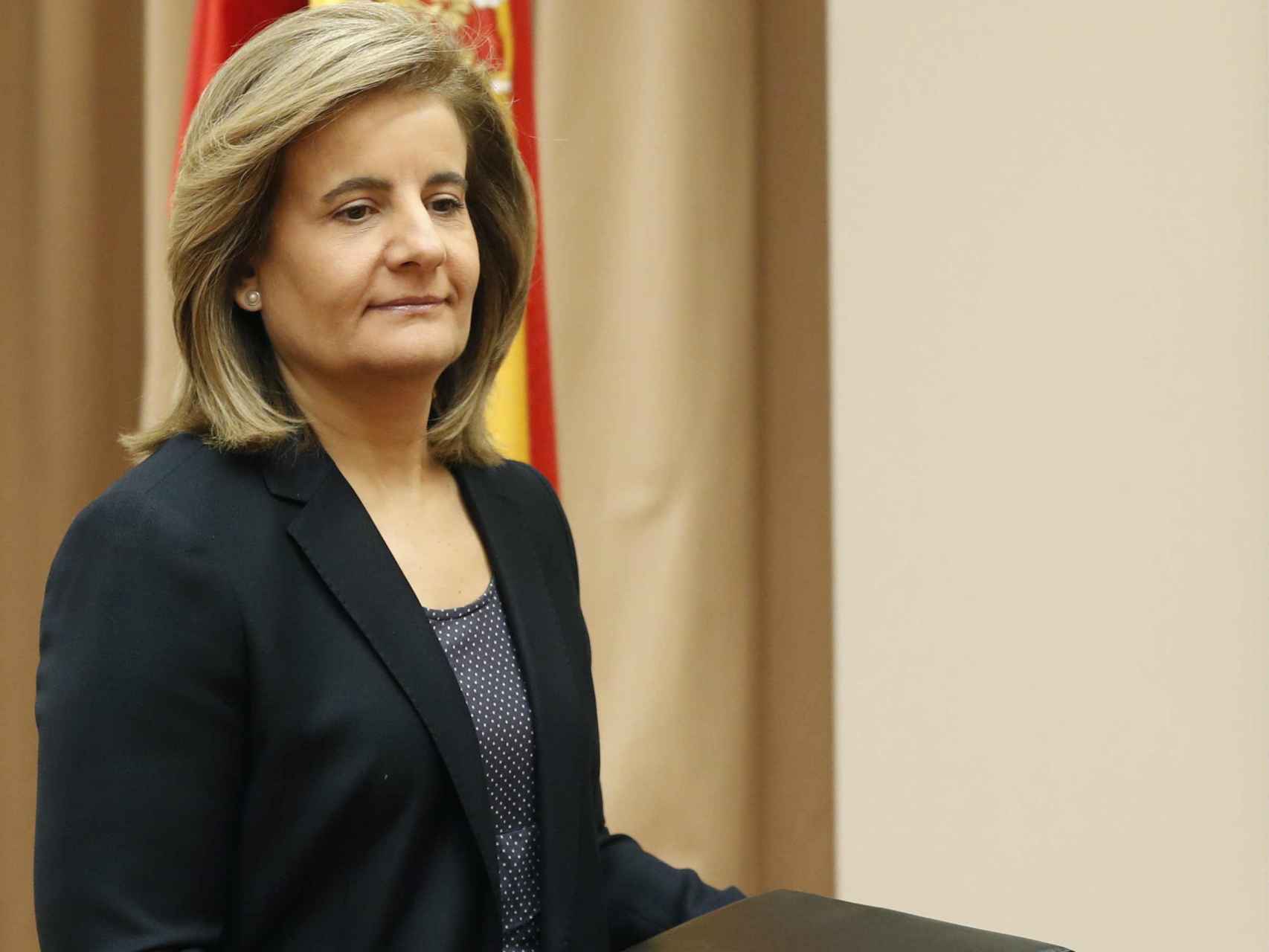 La ministra de Empleo y Seguridad Social, Fátima Báñez.