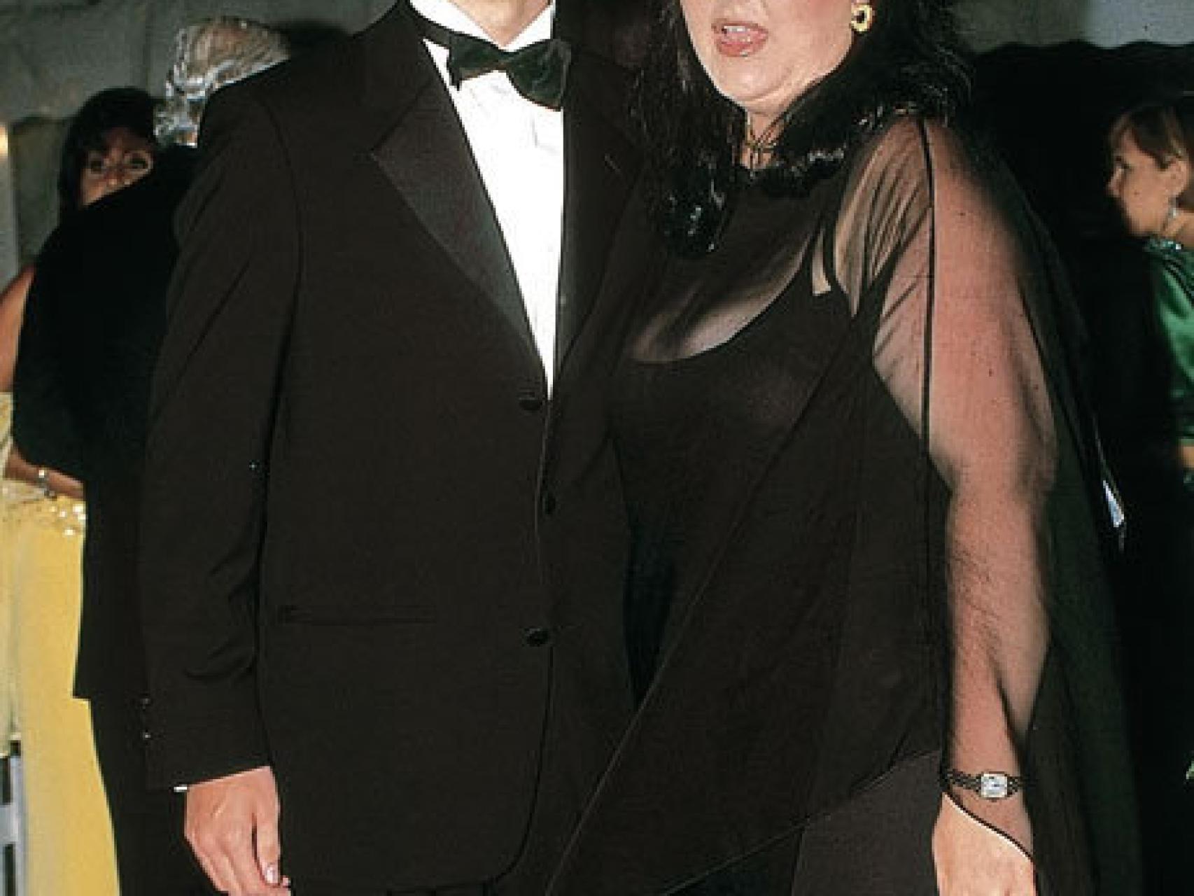 Miguel Ángel Muñoz junto a su madre Cristina Blanco, la vidente de los famosos.