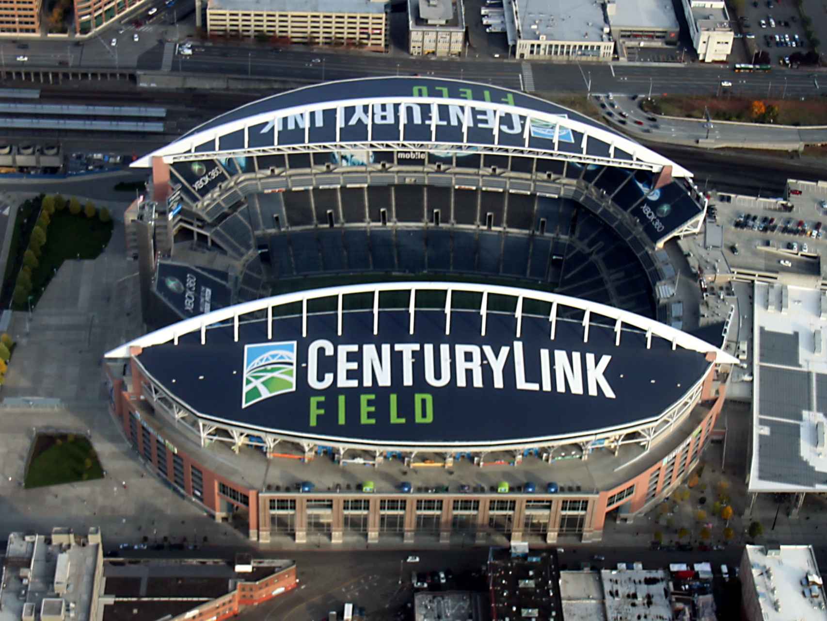 El CenturyLink Field, sede de los Seattle Seahawks.