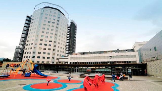 Vista del Hospital Materno-Infantil de Vall d'Hebron, el mayor complejo médico de Cataluña.